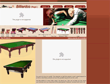 Tablet Screenshot of billiardco.com